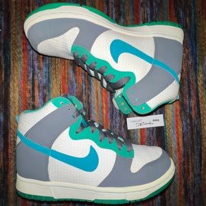 342257-003 Nike Dunk High 6.0 Turbo Green Hemp 2009